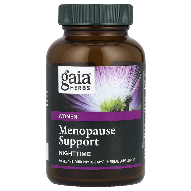 Gaia Herbs, Поддержка здорового сна у женщин, 60 растительных капсул Phyto-Caps с жидкостью