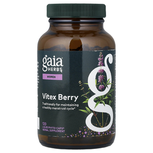 Gaia Herbs, ягоды витекса для женщин, 120 веганских капсул Liquid Phyto-Caps