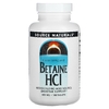Source Naturals, Бетаина гидрохлорид, 650 мг, 180 таблеток