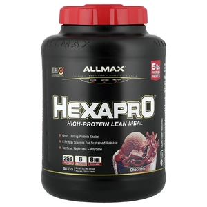 ALLMAX, Hexapro™, высокопротеиновая нежирная мука, со вкусом шоколада, 2,27 кг (5 фунтов)