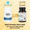 California Gold Nutrition, Биотин, 10 000 мкг, 30 растительных капсул