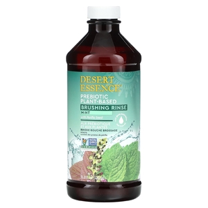 Desert Essence, Пребиотическое ополаскиватель на растительной основе, мята, 467 мл (15,8 жидк. Унции)