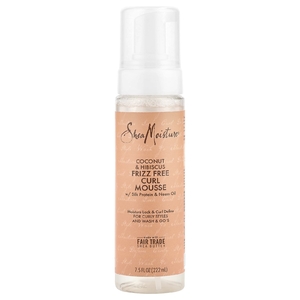 SheaMoisture, разглаживающий мусс для вьющихся волос, кокос и гибискус, 222 мл (7,5 жидк. унций)