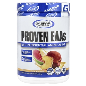 Gaspari Nutrition, Proven EAAs™ с 9 незаменимыми аминокислотами, со вкусом гуавы и нектарина, 390 г (13,75 унции)