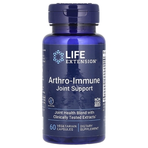 Life Extension, Arthro-Immune, поддержка суставов, 60 растительных капсул