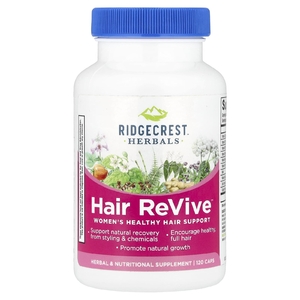 RidgeCrest Herbals, добавка для здоровья волос, 120 капсул