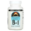 Source Naturals, B-1, высокая эффективность, 500 мг, 100 таблеток