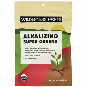 Wilderness Poets, Подщелачивающая зелень, 99 г (3,5 унции)