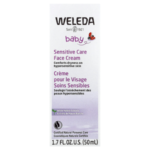 Weleda, Детский крем для чувствительной кожи, с экстрактом белой мальвы, 50 мл (1,7 жидк. унц.)