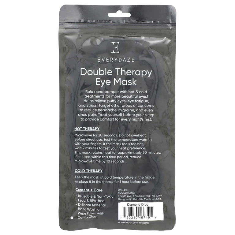 Everydaze, Маска для глаз Double Therapy, Diamond, 1 маска (Товар снят с продажи) 