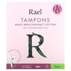 Rael, Тампоны из органического хлопка с картонными аппликаторами, Super, 18 шт.