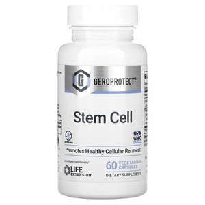 Life Extension, Geroprotect, Stem Cell, добавка для поддержания здоровья стволовых клеток, 60 вегетарианских капсул