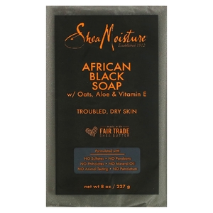SheaMoisture, африканское черное мыло с маслом ши, 230 г (8 унций)