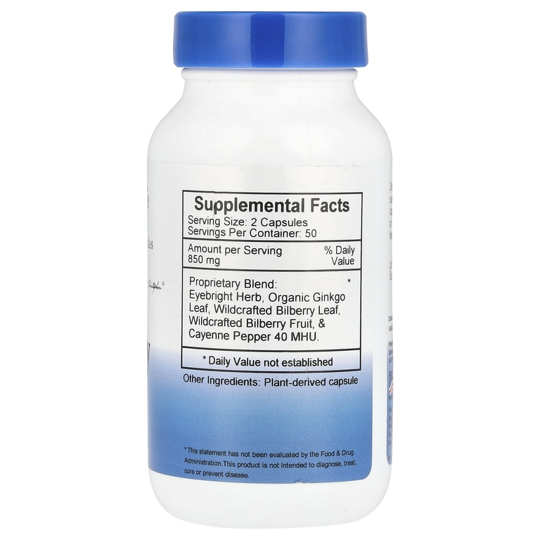 Christopher's Original Formulas, черника, 100 вегетарианских капсул