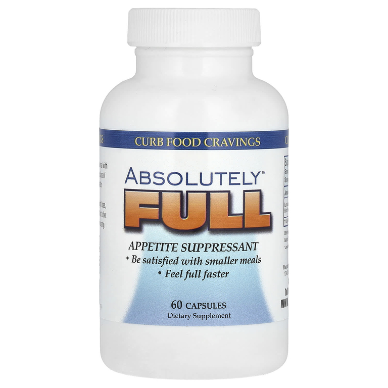 Absolute Nutrition, Absolutely Full, средство для подавления аппетита, 60 капсул